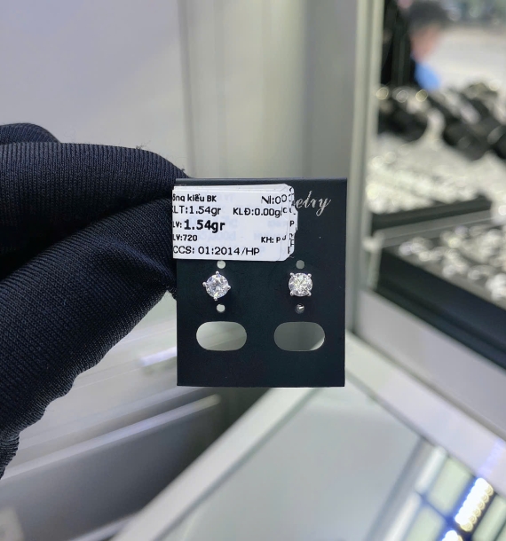 Bông Tai Bạch Kim VT750 VT40