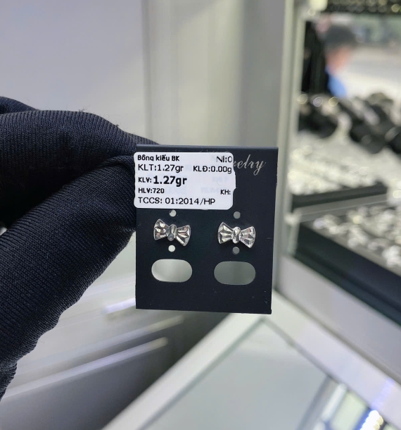 Bông Tai Bạch Kim VT750 VT42