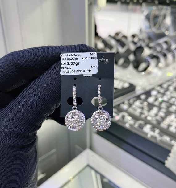 Bông Tai Bạch Kim VT750 VT52