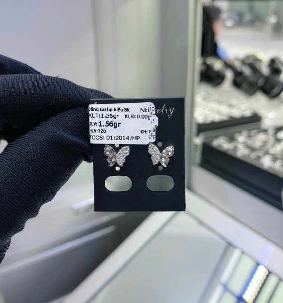 Bông Tai Bạch Kim VT750 VT54