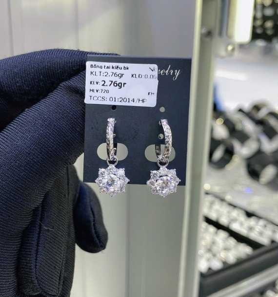 Bông Tai Bạch Kim VT750 VT61