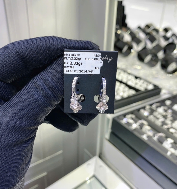 Bông Tai Bạch Kim VT750 VT63