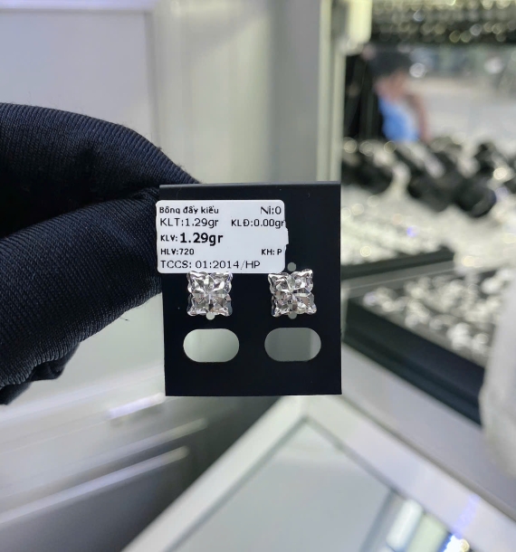 Bông Tai Bạch Kim VT750 VT68