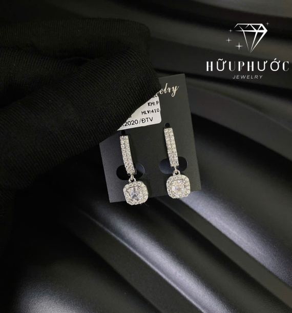 Bông Tai Vàng Trắng VT416 VT2