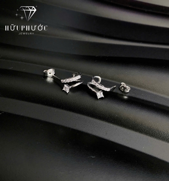 Bông Tai Vàng Trắng VT416 VT29