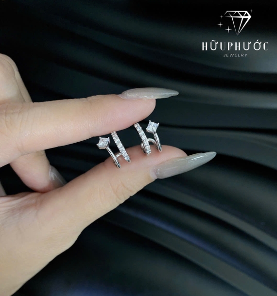 Bông Tai Vàng Trắng VT416 VT31