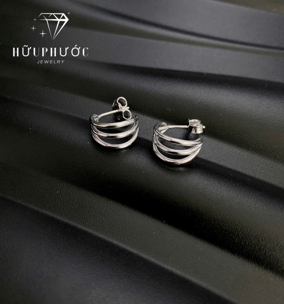 Bông Tai Vàng Trắng VT416 VT33