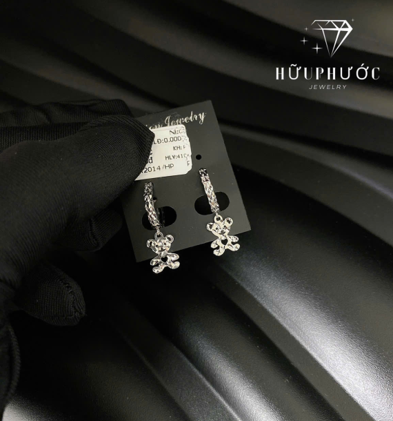 Bông Tai Vàng Trắng VT416 VT62