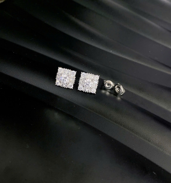 Bông Tai Vàng Trắng VT416 VT63