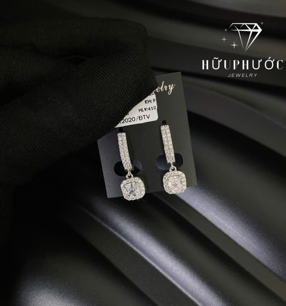 Bông Tai Vàng Trắng VT416 VT66