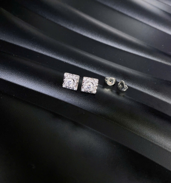 Bông Tai Vàng Trắng VT416 VT76