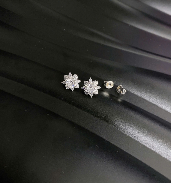 Bông Tai Vàng Trắng VT416 VT77