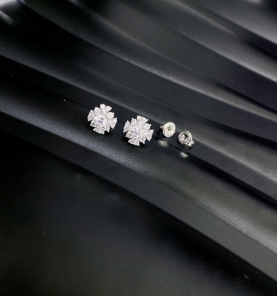 Bông Tai Vàng Trắng VT416 VT80