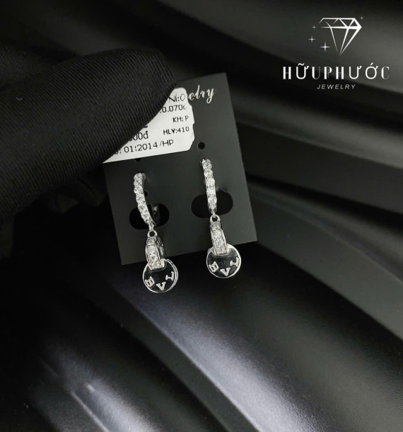 Bông Tai Vàng Trắng VT416 VT10