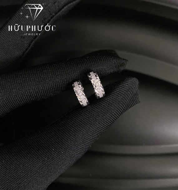 Bông Tai Vàng Trắng VT416 VT95