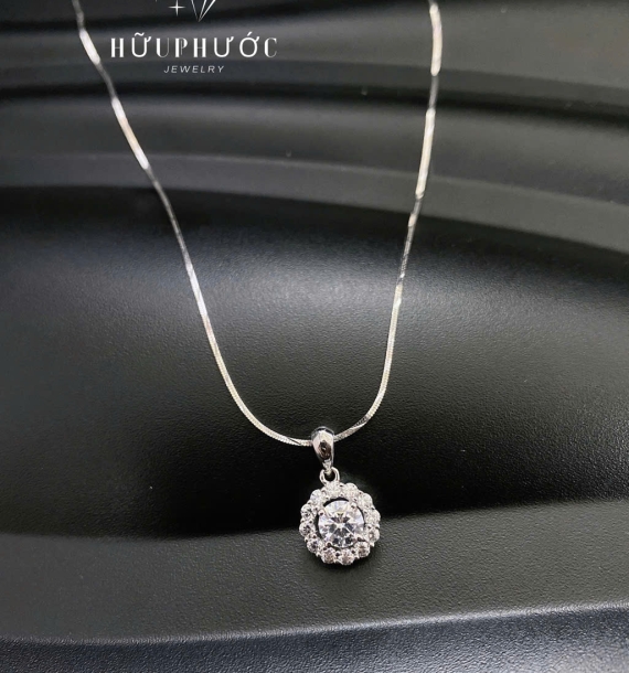 Dây Chuyền Vàng Trắng VT416 VT2