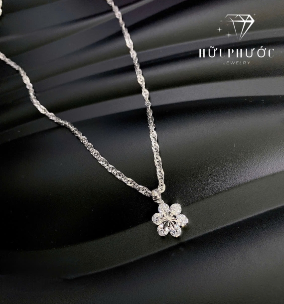 Dây Chuyền Vàng Trắng VT416 VT33