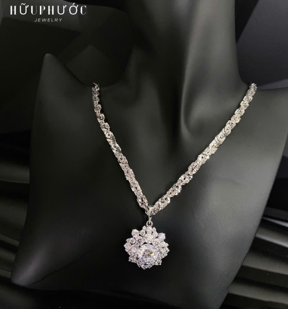 Dây Chuyền Vàng Trắng VT416 VT66