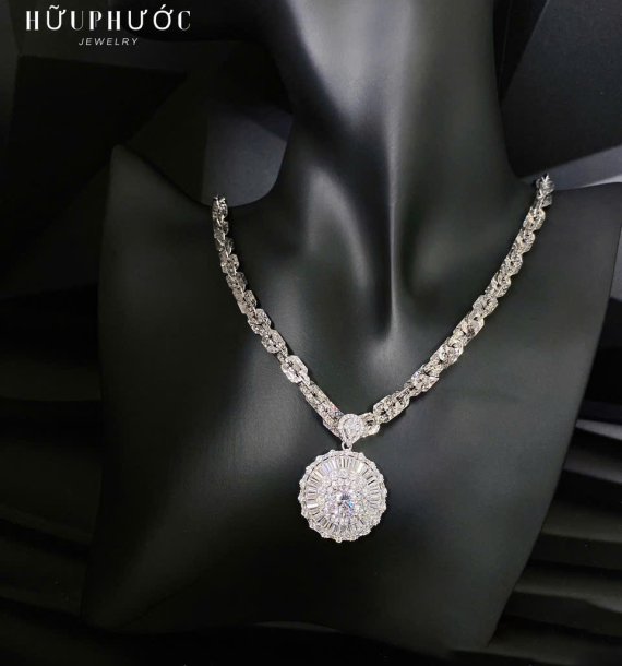 Dây Chuyền Vàng Trắng VT416 VT69