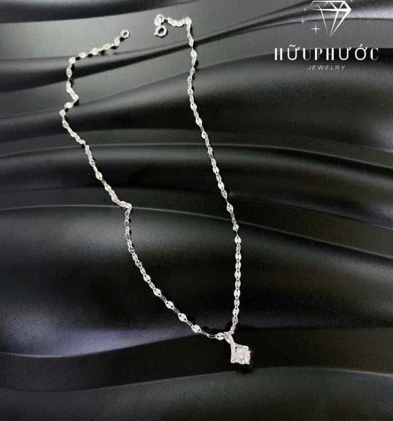 Dây Chuyền Vàng Trắng VT416 VT75