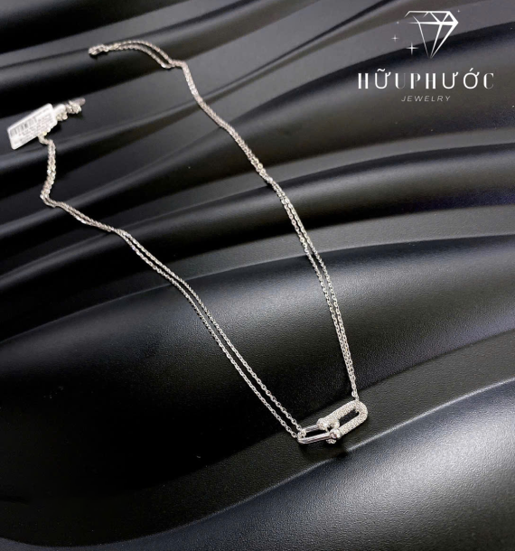 Dây Chuyền Vàng Trắng VT416 VT81