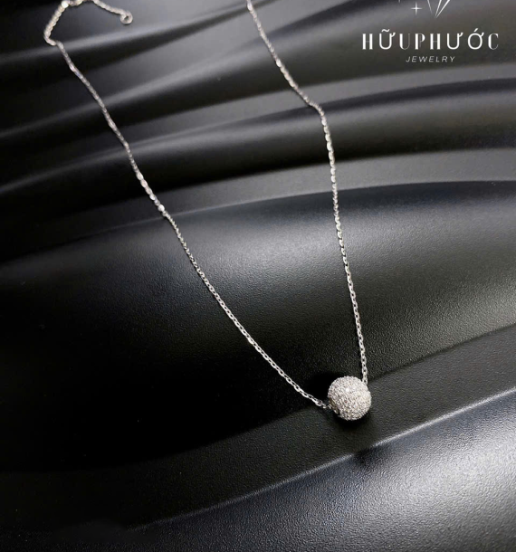 Dây Chuyền Vàng Trắng VT416 VT82