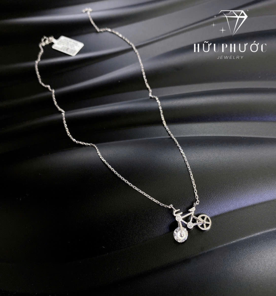 Dây Chuyền Vàng Trắng VT416 VT83