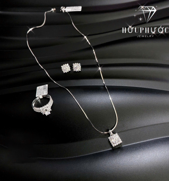 Dây Chuyền Vàng Trắng VT416 VT92