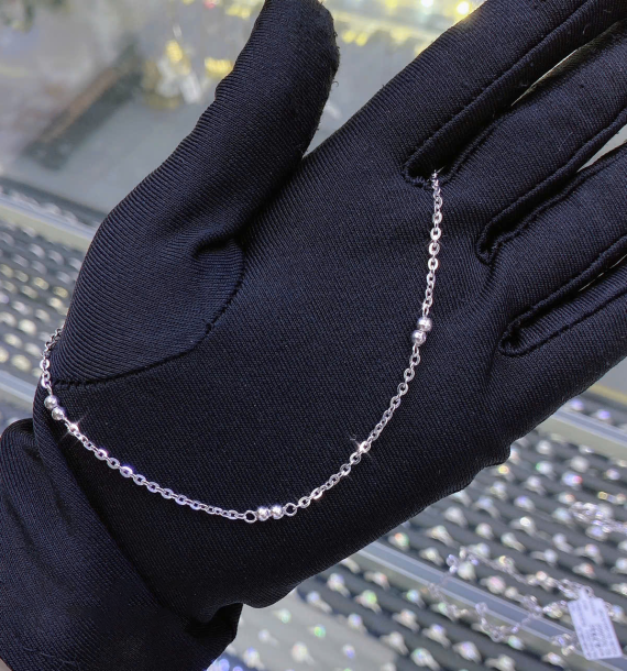 Lắc Chân Vàng Trắng 416 VT15