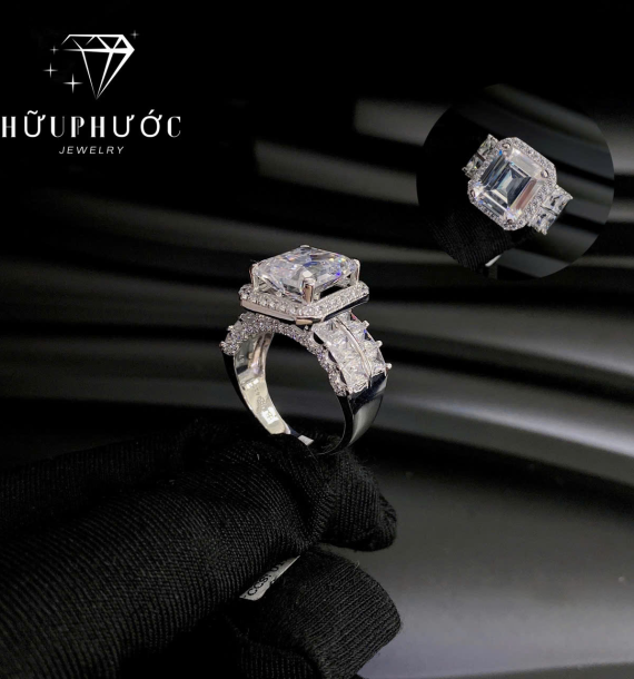 Nhẫn Nữ Vàng Trắng VT416 VT75