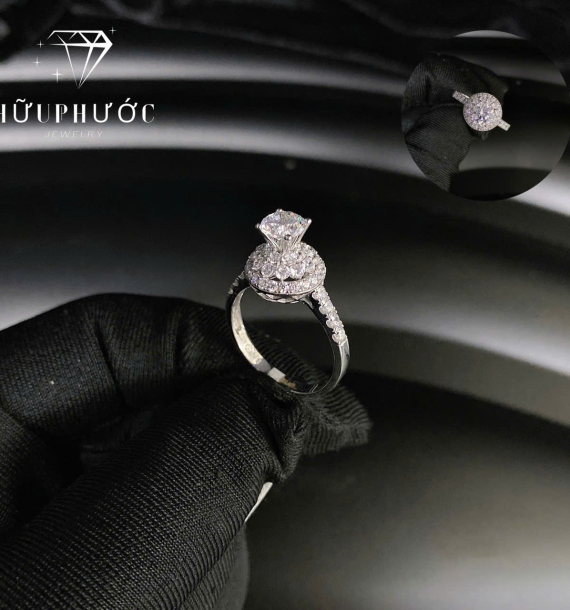 Nhẫn Nữ Vàng Trắng VT416 VT79