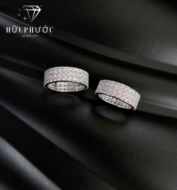 Nhẫn Nữ Vàng Trắng VT416 VT12