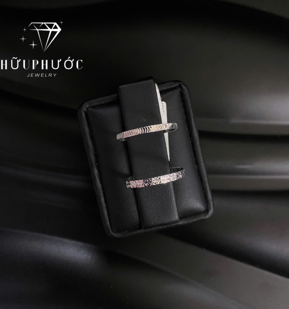 Nhẫn Nữ Vàng Trắng VT416 VT90