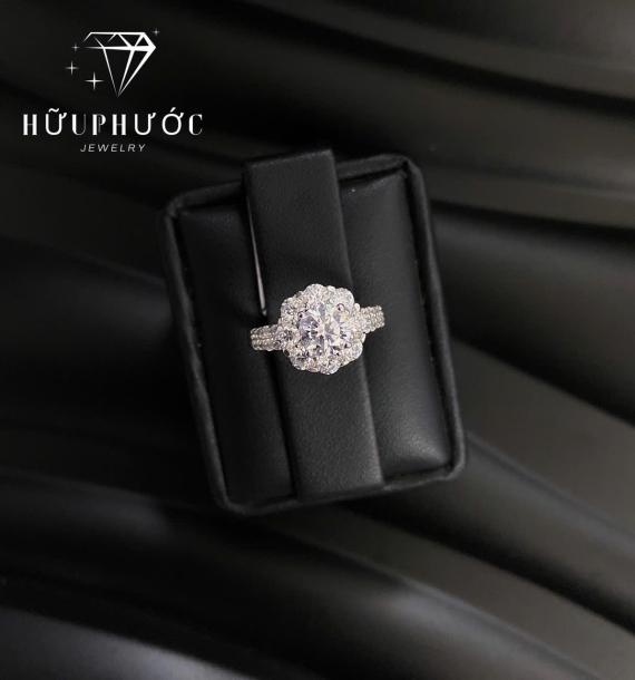 Nhẫn Nữ Vàng Trắng VT416 VT19