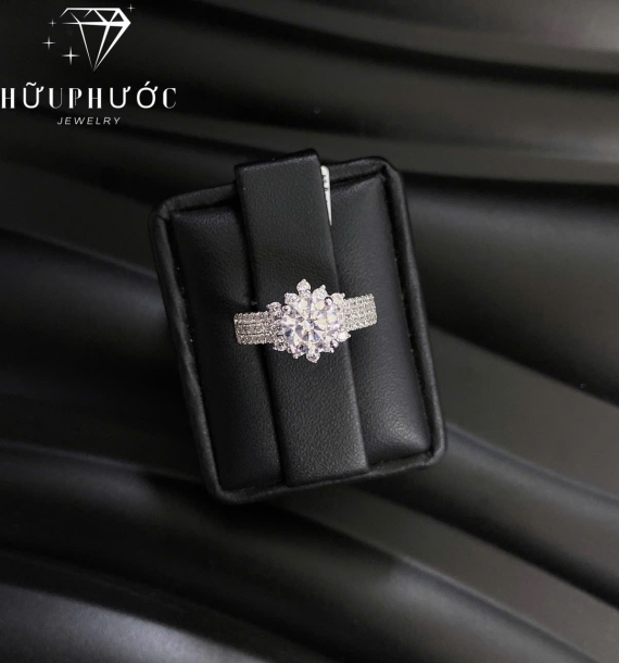 Nhẫn Nữ Vàng Trắng VT416 VT23