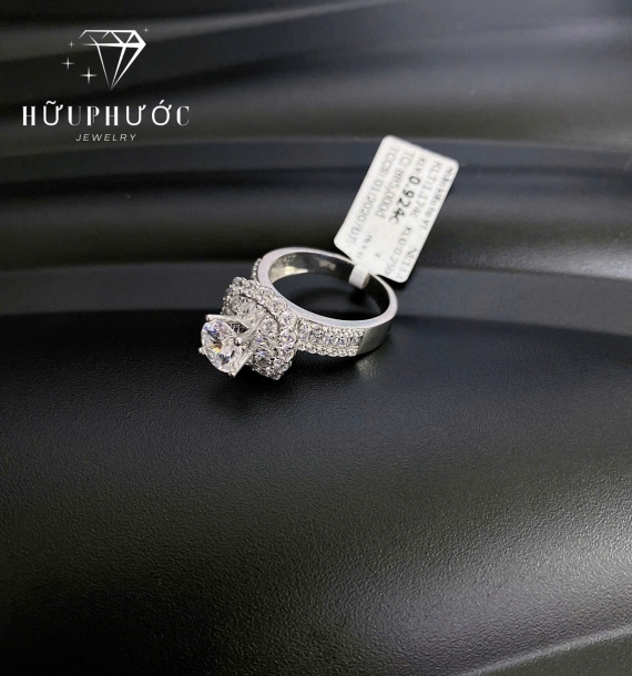 Nhẫn Nữ Vàng Trắng VT416 VT26