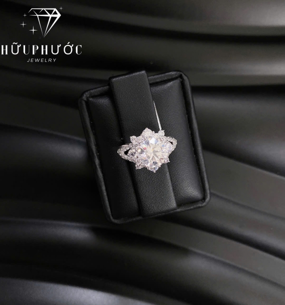 Nhẫn Nữ Vàng Trắng VT416 VT33