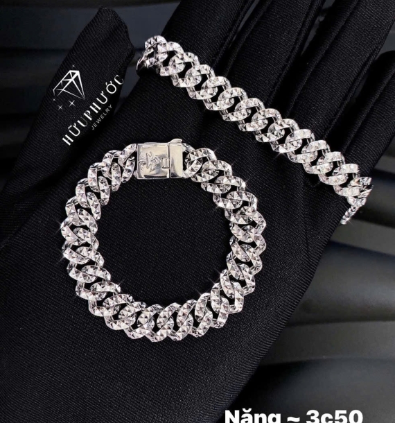 Trang Sức Nam Vàng Trắng VT416 VT12